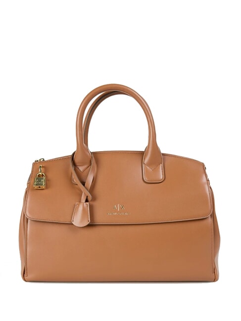 ARMANI EXCHANGE A|X Sac à main avec cadenas whisky - Sacs pour Femme