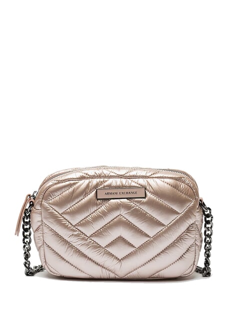 ARMANI EXCHANGE A|X PUFFY Sac de chambre matelassé or rose - Sacs pour Femme