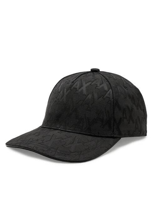 ARMANI EXCHANGE A|X LOGO ALL OVER Casquette de baseball Noir - Bonnets