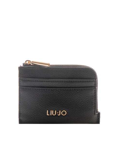 LIUJO CALIWEN Porte-cartes zippé NOIR - Portefeuilles Femme