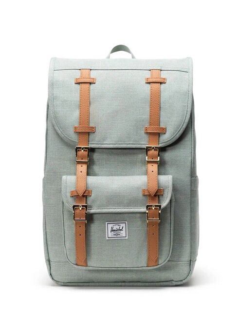 HERSCHEL LITTLE AMERICA MID Sac à dos de taille moyenne Iceberg hachuré vert - Sacs à dos pour l'École & les Loisirs