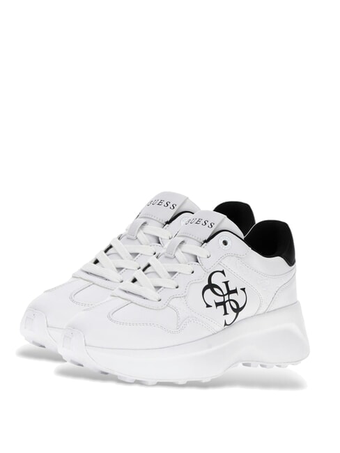 GUESS LUCKEI baskets à logo 4G blanc - Chaussures Femme