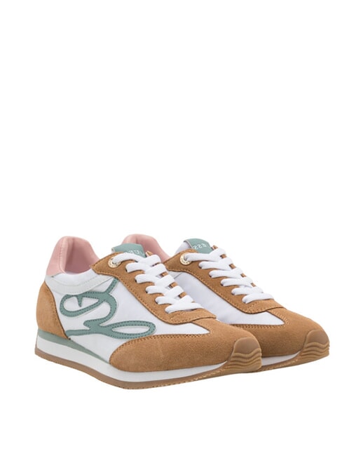 GUESS SKROLL Baskets ROSE - Chaussures Femme