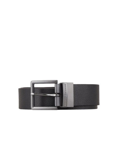 ARMANI EXCHANGE A|X DOUBLE Ceinture réversible et raccourcissable noir / marine - Ceintures