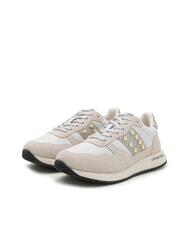 LOVE MOSCHINO DUNE 30 Baskets &agrave; clous en forme de coeur - Chaussures Femme