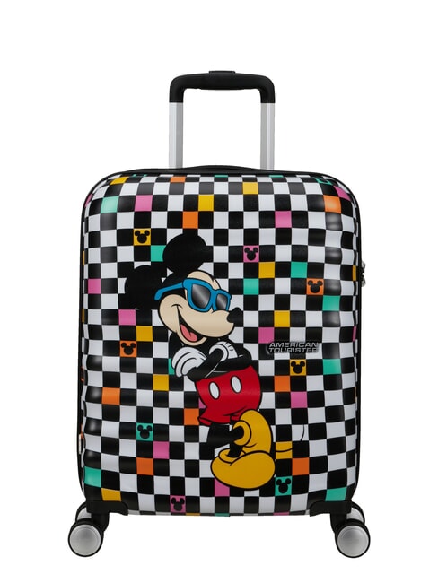 AMERICAN TOURISTER WAVEBREAKER DISNEY  Chariot à bagages à main chèque mickey - Valises cabine