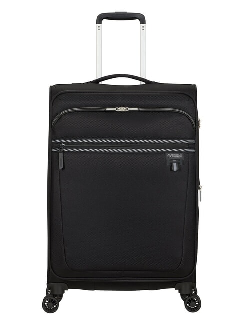AMERICAN TOURISTER AEROSPIN  Chariot moyen, extensible NOIR - Valises Semi-rigides