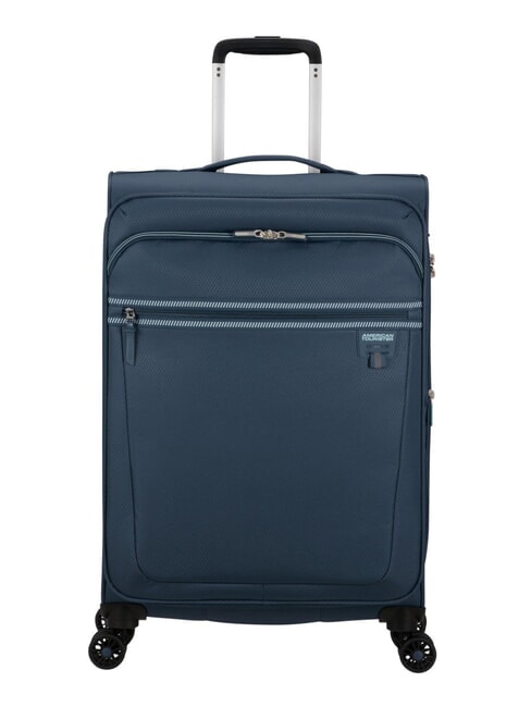 AMERICAN TOURISTER AEROSPIN  Chariot moyen, extensible indigo - Valises Semi-rigides