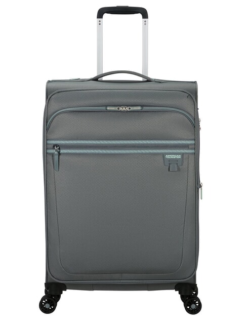 AMERICAN TOURISTER AEROSPIN  Chariot moyen, extensible basalte en pierre - Valises Semi-rigides