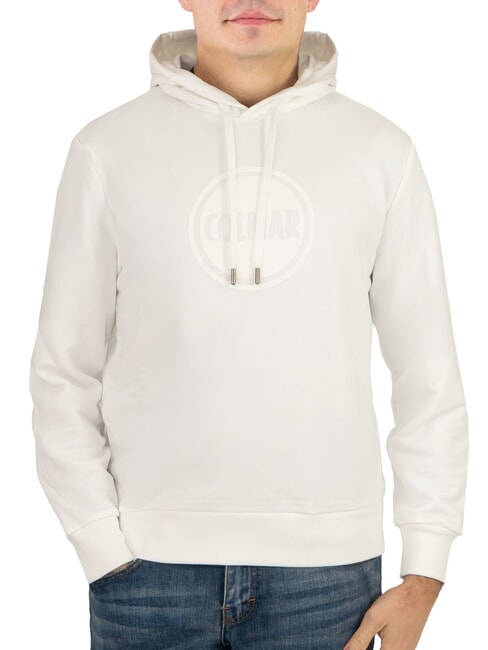 COLMAR CONNECTIVE Sweat avec logo et capuche blanc - Pulls molletonnés