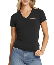 GUESS JEANS SS VN SLIM T-shirt en coton jetbla - T-shirt - 1