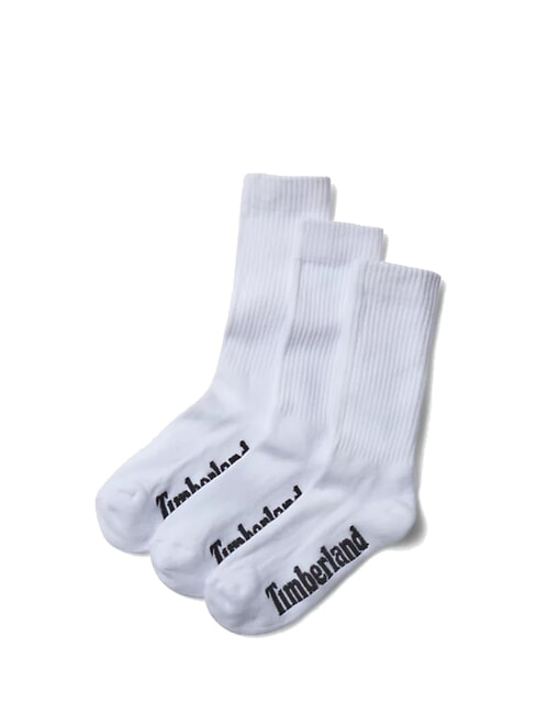 TIMBERLAND CORE SPORT CREW 3 paires de chaussettes blanc - Chaussettes pour hommes