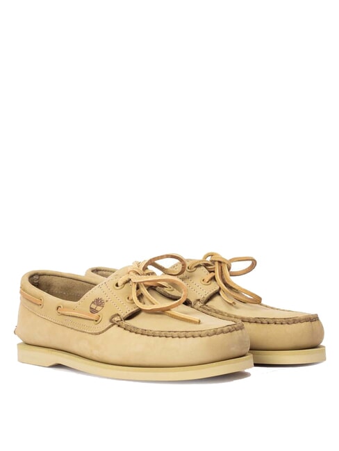 TIMBERLAND CLASSIC BOAT  Chaussures à lacets en cuir suédé beige clair - Chaussures Homme