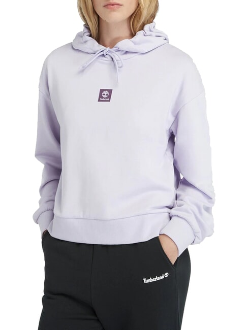 TIMBERLAND STACK LOGO Sweatshirt à capuche lilas pastel - Sweat-shirts pour femmes