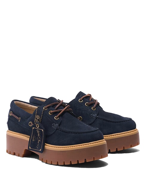 TIMBERLAND STONE STREET  Chaussures en cuir bleu foncé - Chaussures Femme
