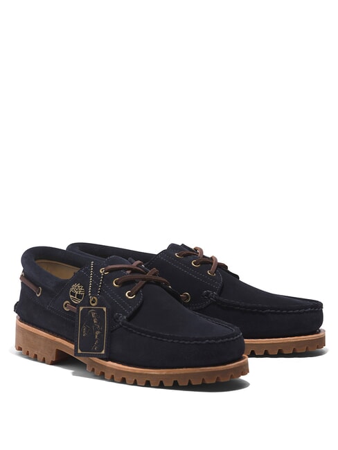 TIMBERLAND AUTHENTIC  Chaussures bateau en cuir noir noir - Chaussures Homme