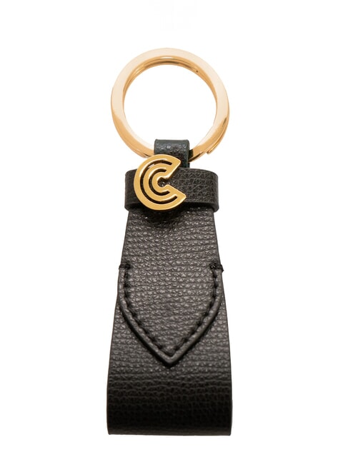COCCINELLE MYRINE TEXTURED  Porte-clés en cuir Noir - Porte-clés