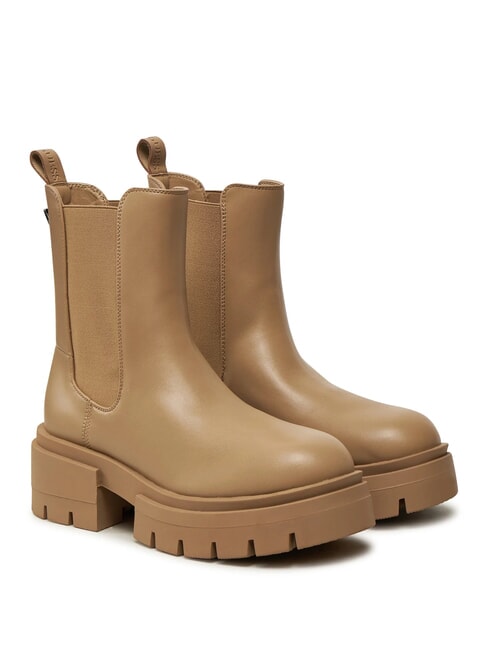 GUESS CHARLOTTE Bottes des Beatles BEIGE - Chaussures Femme