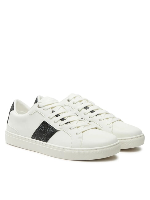 GUESS TODI  Baskets blanc noir - Chaussures Homme