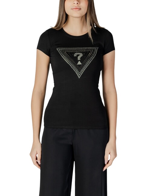 GUESS SS TRIANGLE OMBRE R3  T-shirt à manches courtes jetbla - T-shirt