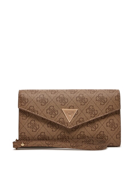 GUESS GIFT BOX Mini portefeuille et étui pour airpods LOGO DE LAIT - Portefeuilles Femme