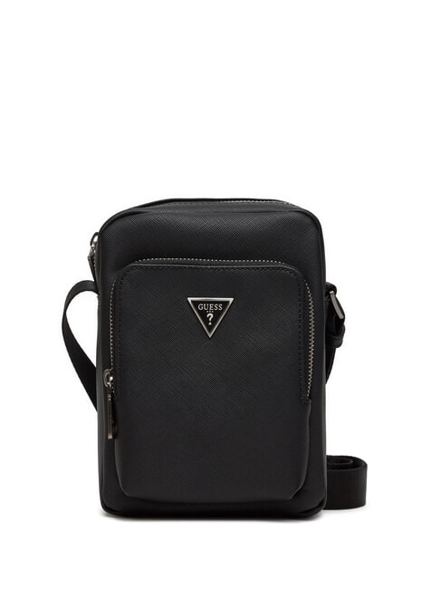 GUESS MILANO Sac avec poche NOIR - Sacs en Bandoulières pour Homme