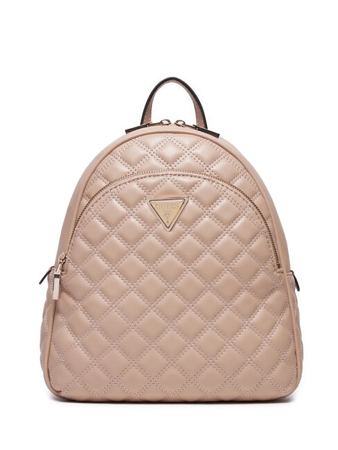 GUESS GIULLY Sac à dos matelassé avec 2 compartiments beige clair - Sacs pour Femme