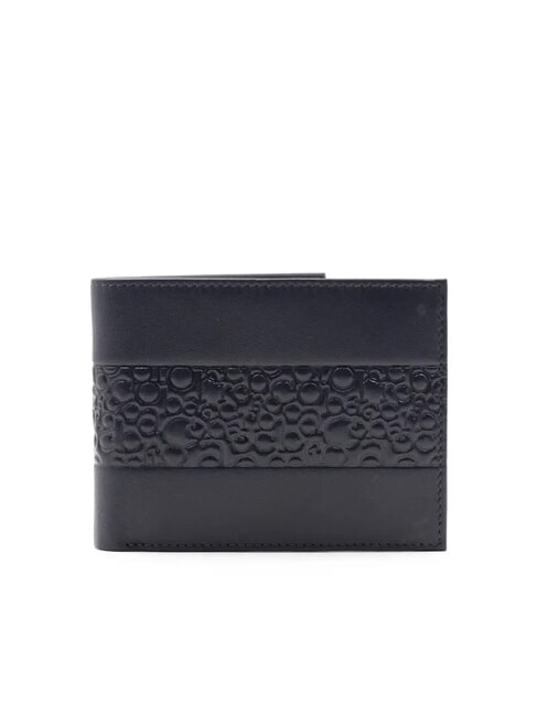 ROCCOBAROCCO VERTIGO Portefeuille en cuir 8cc bleu - Portefeuilles Homme