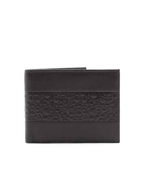 ROCCOBAROCCO VERTIGO Portefeuille en cuir avec porte-monnaie marron foncé - Portefeuilles Homme