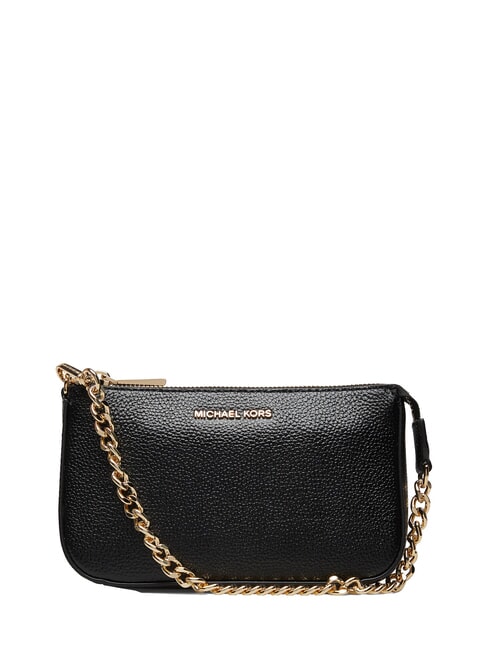MICHAEL KORS JET SET  Pochette en cuir noir - Sacs pour Femme
