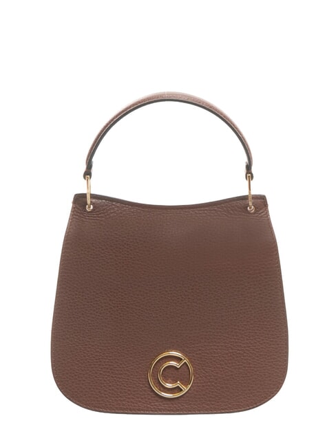 COCCINELLE LEILANI Sac à main en cuir avec bandoulière caroube - Sacs pour Femme