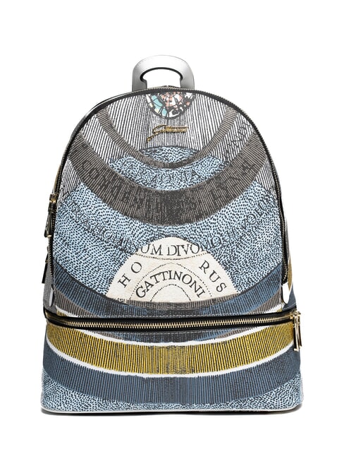 GATTINONI PLANETARIUM Grand sac à dos lune/blanc - Sacs pour Femme