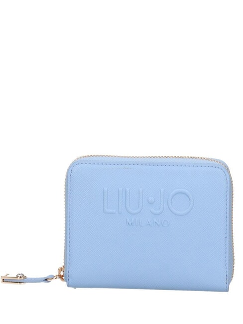 LIUJO CALIWEN S Petit portefeuille zippé ciel - Portefeuilles Femme