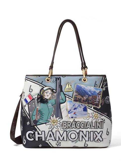 BRACCIALINI CARTOLINE Chamonix Sac à bandoulière, avec bandoulière multi - Sacs pour Femme