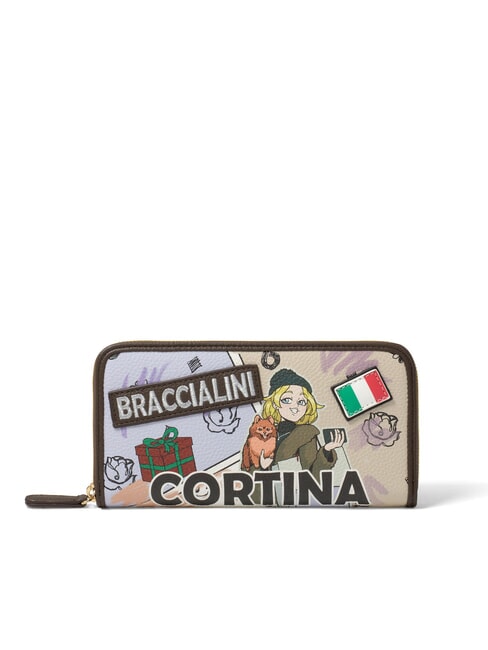 BRACCIALINI CARTOLINE Cortina Portefeuille zippé multi - Portefeuilles Femme