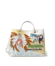 BRACCIALINI CARTOLINE Brazil Sac à main avec bandoulière - Sacs pour Femme