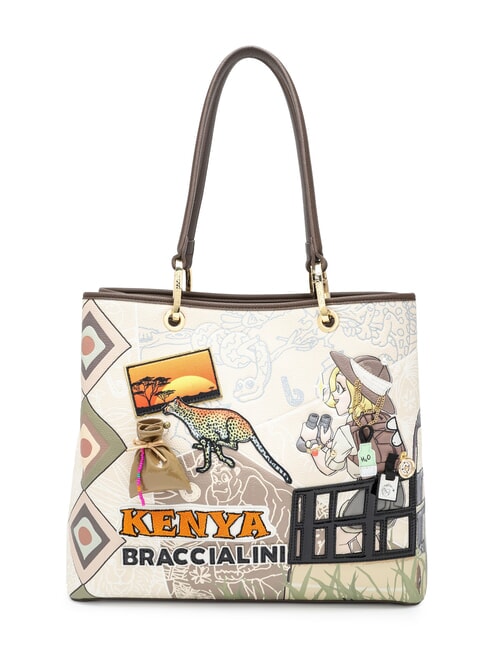 BRACCIALINI CARTOLINE Kenya Sac à bandoulière multi - Sacs pour Femme