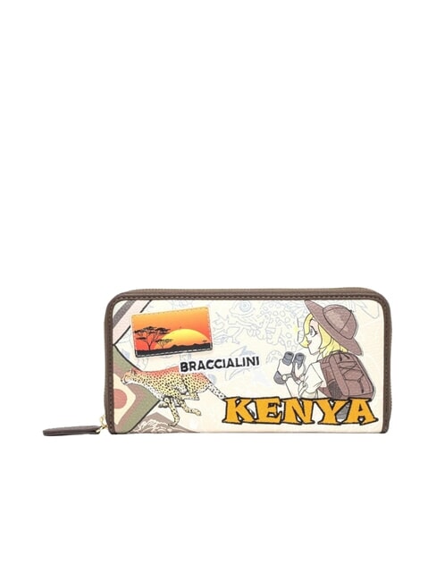 BRACCIALINI TUA CARTOLINE Kenya Portefeuille zippé multi - Portefeuilles Femme