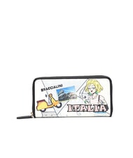 BRACCIALINI TUA CARTOLINE Italia Portefeuille zippé multi - Portefeuilles Femme - 1