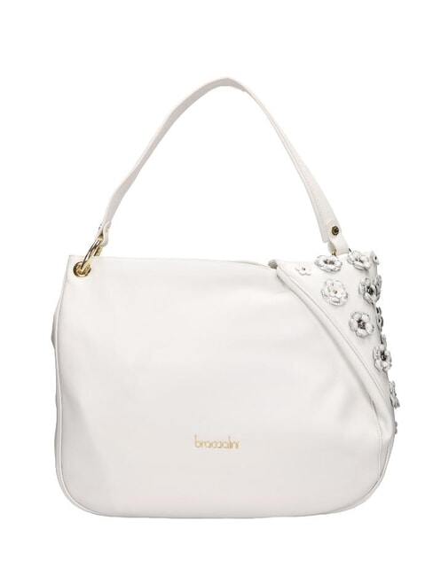 BRACCIALINI SOFIA  Sac à bandoulière en cuir blanc - Sacs pour Femme