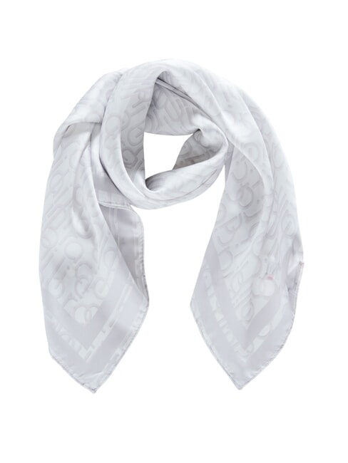 BRACCIALINI LOGO ALL OVER Foulard imprimé blanc - Écharpes