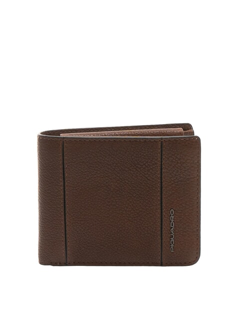 PIQUADRO CRONUS  Portefeuille en cuir MARRON - Portefeuilles Homme