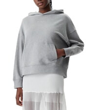 PINKO MAKAMBA Sweatshirt à capuche bruine grise - Sweat-shirts pour femmes - 1