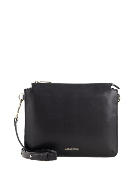 MANDARINA DUCK LUNA Sac bandoulière en cuir NOIR - Sacs pour Femme