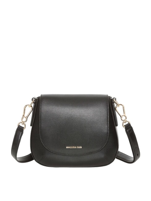 MANDARINA DUCK LUNA Mini sac à bandoulière en cuir NOIR - Sacs pour Femme