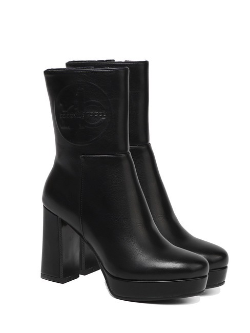 ROCCOBAROCCO ROUND LOGO Bottines à plateforme noir - Chaussures Femme