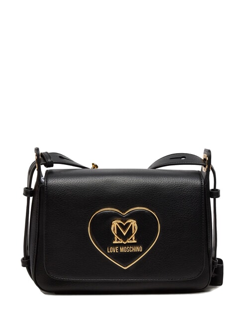 LOVE MOSCHINO HEART Sac à bandoulière Noir - Sacs pour Femme