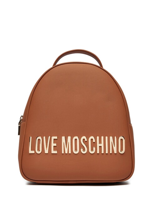 LOVE MOSCHINO GOLD LETTERING Sac à dos noix - Sacs pour Femme