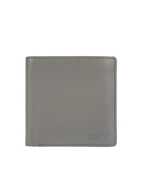 BRIC’S BERNINA Portefeuille porte-monnaie en cuir GRIS - Portefeuilles Homme
