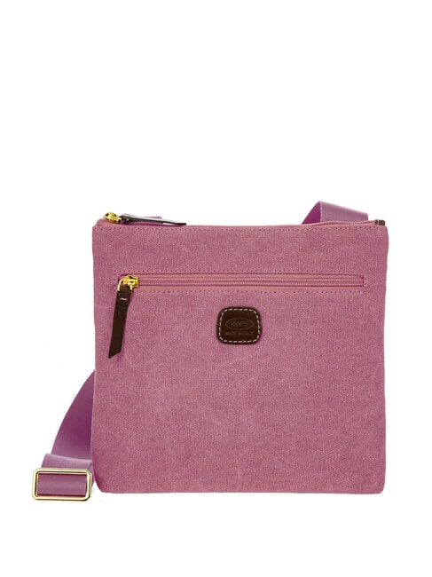 BRIC’S SORRENTO EMMA Sac à bandoulière plat en toile cyclamen - Sacs pour Femme